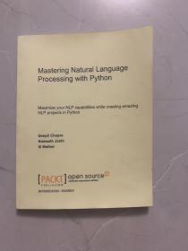 Mastering Natural Language Processing with Python