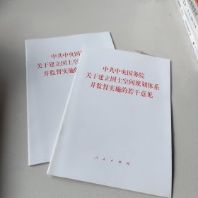 中共中央国务院关于建立国土空间规划体系并监督实施的若干意见