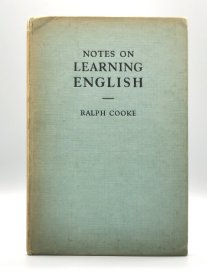 1949年版 《学习英语的注意事项》 Notes on Learning English by Ralph Cooke 英文原版书