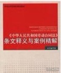 《中华人民共和国劳动合同法》条文释义与案例精解