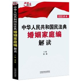 中华人民共和国民法典婚姻家庭编解读 9787521608663