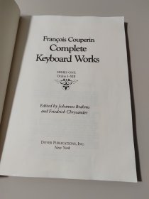 (库伯宁键盘作品选集Ⅰ)Complete Keyboard Works, Series I