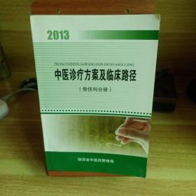 2013中医诊疗方案及临床路径（骨伤科分册）