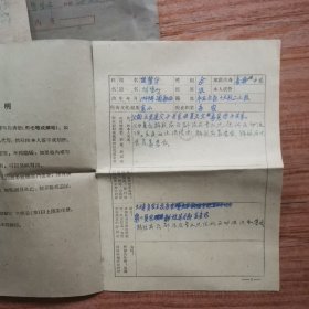 团员档案袋31个（内含1965年入团志愿书和申请书，有2份材料的，也有1份材料的）