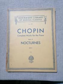 CHOPIN：COMPLETE WORKS FOR THE PIANO（1943年出版肖邦作品集）