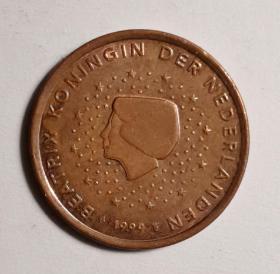 欧元硬币，荷兰版1999年5欧分