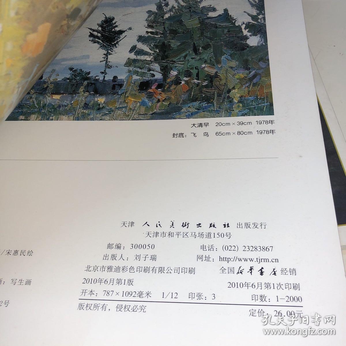 中国当代油画家风景画作品集：宋惠民 正版