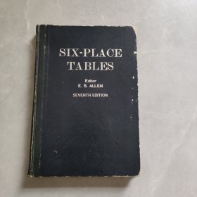 SIX-PLACE TABLES六位表 英文