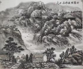 【保真字画，得自画家本人，冲钻特价，不代表画家市场润格】焦兆永，70X58cm！
      山东省美协会员，毕业于山东“五七”艺术学校。先后师从于杨元武、冯聚成教授，主攻山水兼写花鸟，作品多次在中国美协、山东美协举办的全国性展览中入展并获奖，青州市山水画院秘书长。