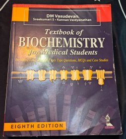 TEXTBOOK OF BIOCHEMISTRY for Medical Students 8th Edition（医学生生物化学教材）