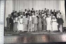 1964年名人接见马里共和国总统和夫人