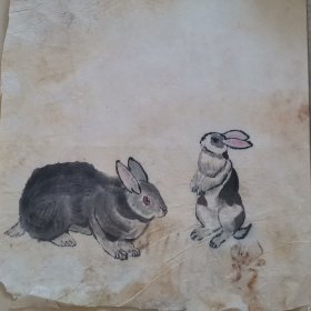 兔子：国画