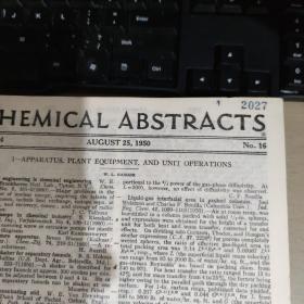 chemical abstracts 1950 （英文）化学文摘1950年44