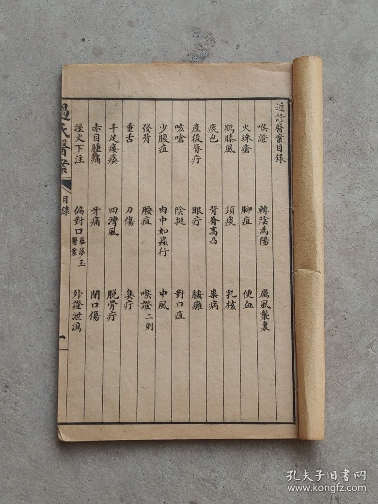 民国十三年【治疔大全】全套五册，金匮过玉书先生著、含概:各类疔疮、腰疽、刀伤等症、附近诊医案，品相尺寸如图！