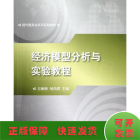 现代服务业系列实验教材：经济模型分析与实验教程