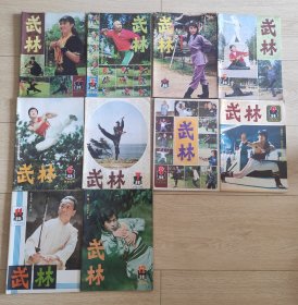 武林杂志，1984年1、3~9、11、12，全年刊物缺2和10二册