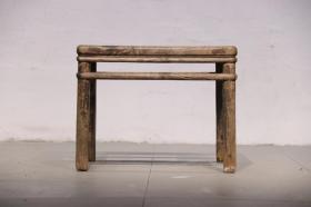 清代楠木软屉结构禅凳