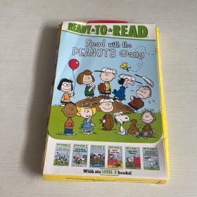 史努比 英文原版： Read with the Peanuts Gang 分级阅读 6册