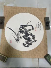南京著名画家 巢国庆 书画一幅