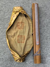 (精品字画) 绢本溪山行旅图 全长宽55.2厘米X7米左右 画心46.1厘米X243厘米