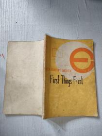 NEW CONCEPT ENGLISHFirst Things First1
