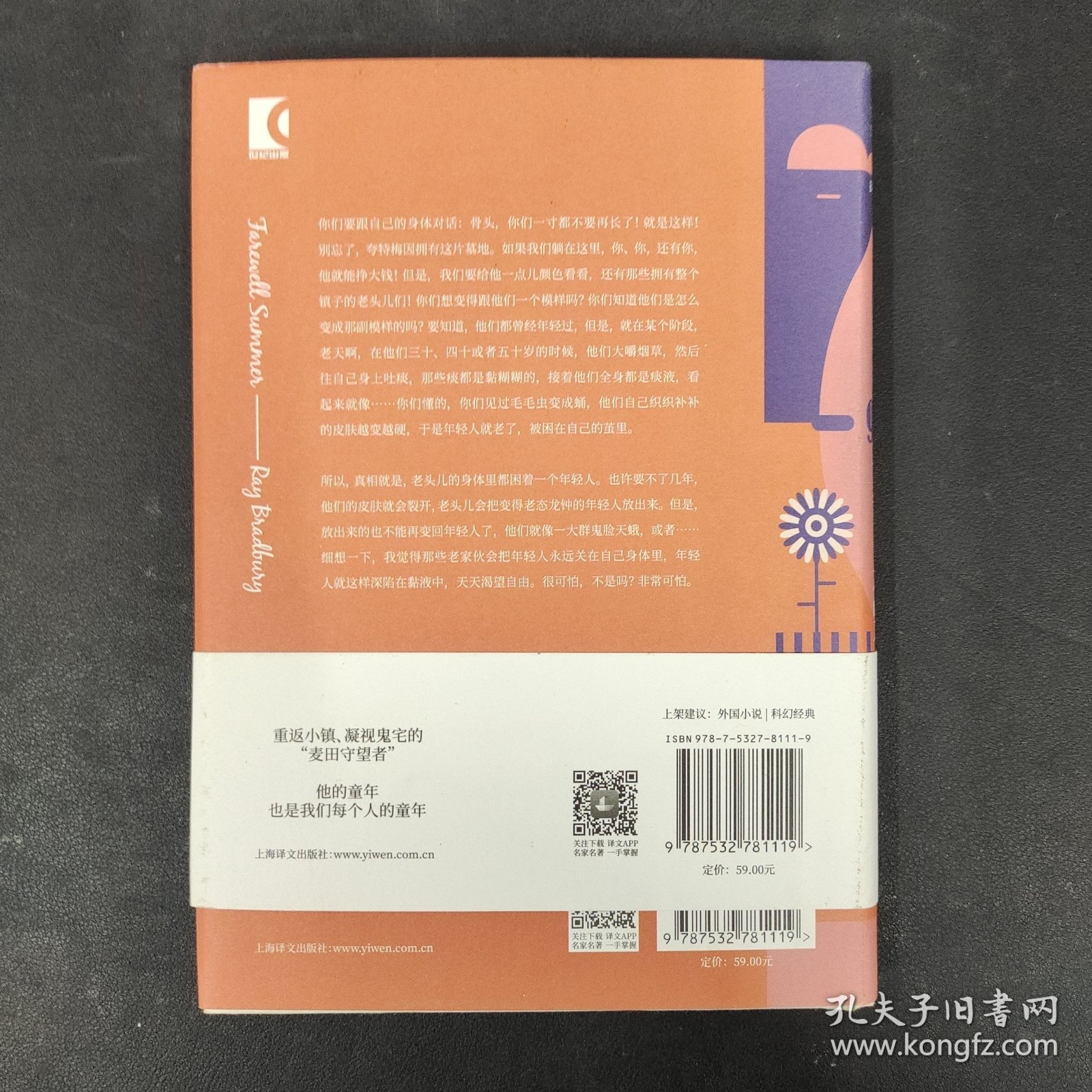 夏日永别雷 【精装】 有些时光就像深吸一口气然后憋住，整个地球都在盼着你的下一步。有些夏日拒绝结束。