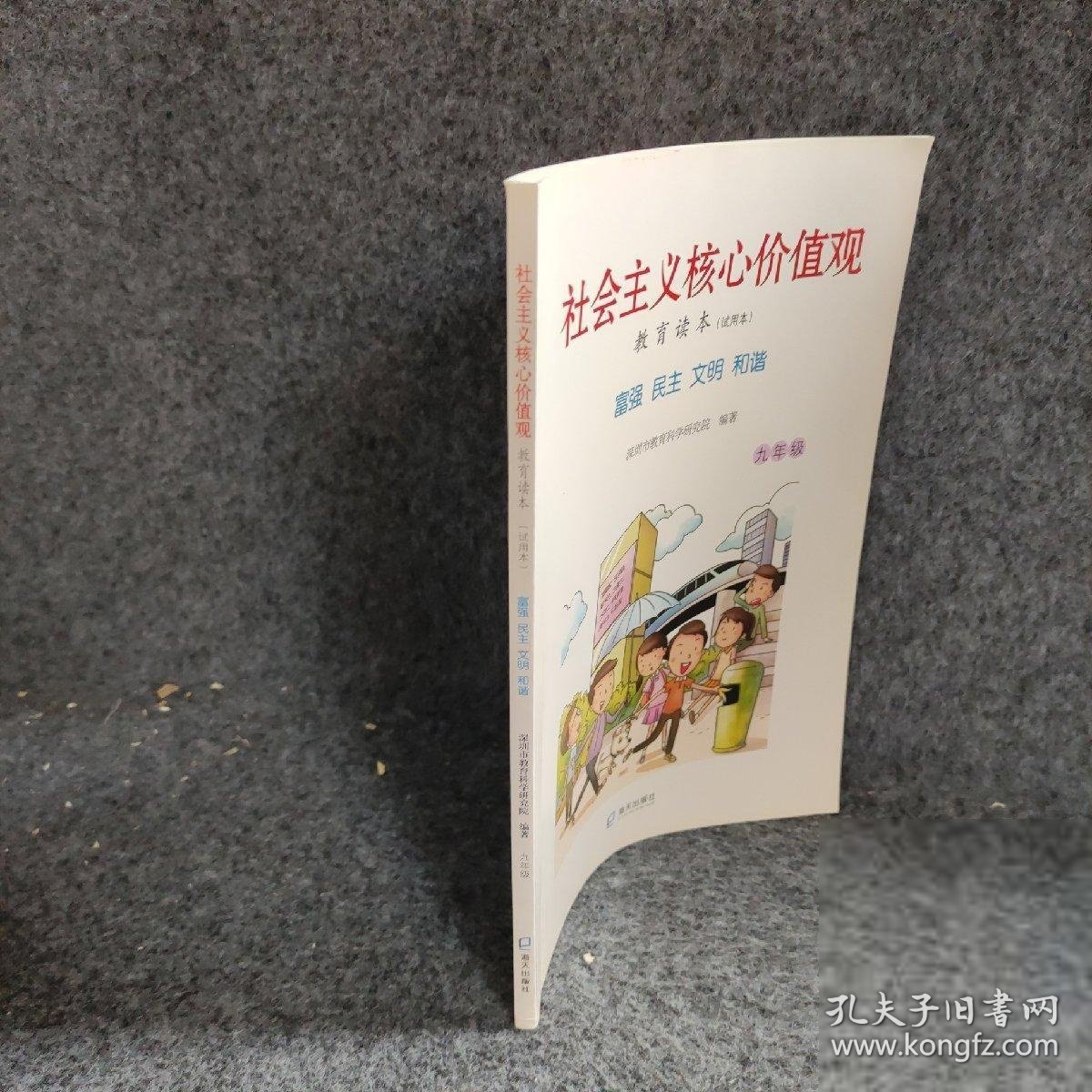 YG1005968 社会主义核心价值观教育读本试用本 九年级