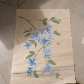 手绘没骨花卉小品