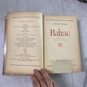 Balzac (by Stefan Zweig) 茨威格《巴尔扎克传》英文版 布面精装本 1946
