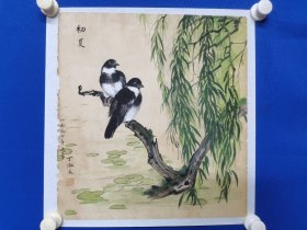 中国儿童文学名家作品 ，编者，责编 ：儿童漫画家 ，美编，丁淑文 国画 一幅 （精品）尺寸40——————38厘米 ：1997年 ，作品