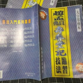 大字墨宝本--赵孟頫寿春堂记临习技法 柳公权玄秘塔碑临习技法（两本）