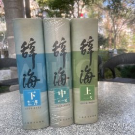 辞海（上中下）类全新，中未拆封