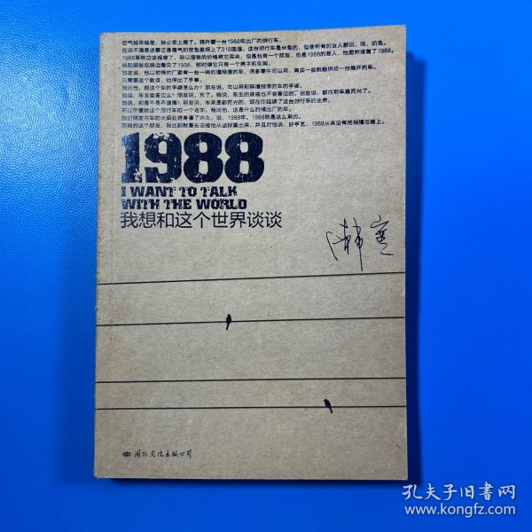 1988：我想和这个世界谈谈