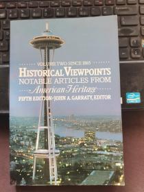 Historical viewpoints notable articles from American Heritage rth ed vol 2 since