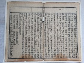三国志.望风而走…清木刻古籍散页一页.传统手工托裱.(托裱纸:加厚手工黄宣)古籍页面尺寸约33.6cmx26.8cm.可装饰书房、工作室.不议价.