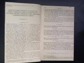 英文文献 8篇 经济计量学 时间序列 估计 Econometrics, Time Series