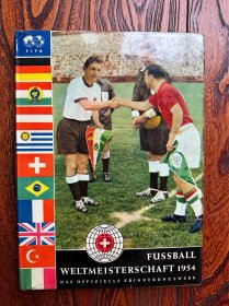 1954年世界杯足球FIFA官方画册 world cup原版世界杯画册 稀缺古董级收藏赛后特刊 包邮