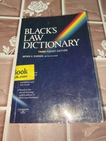 BLACK'S LAW DICTIONARY Third Pocket Edition