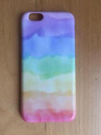 iPhone 6 手机壳 橡胶材质  （彩虹）