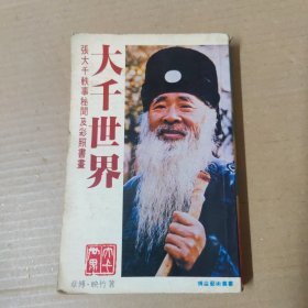 大千世界 张大千轶事秘闻及彩照书画--口袋本大小