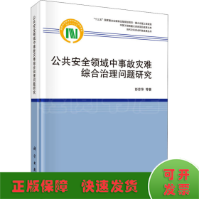 公共安全领域中事故灾难综合治理问题研究