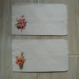 空白信封：花卉（2张）