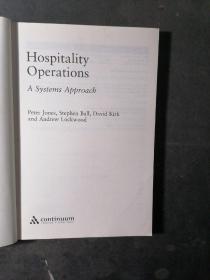 Hospitality Operation A Systems Approach