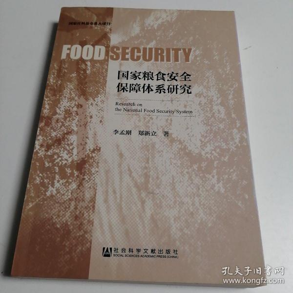 国家粮食安全保障体系研究