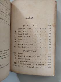 MADAME CURIE (A BIOGRAPHY BY EVE CURIE) <居里夫人传记> 1946年出版 三面刷红