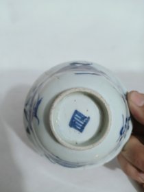 清代三多茶碗