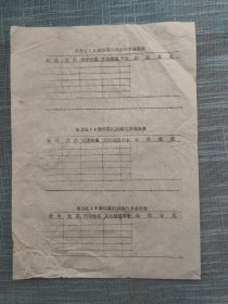 东方红18型喷雾机训练机手填报表