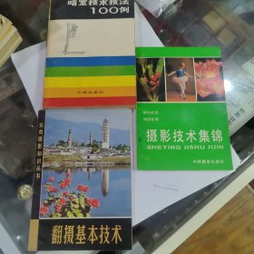暗示技术技法100例，反射基本技术，摄影技术集锦，黑白与彩色摄影（4本）