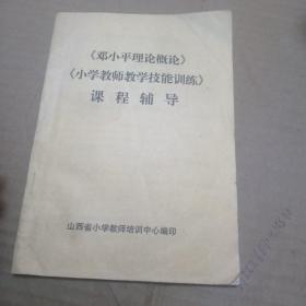 邓小平理论概论，小学教师教学技能训练，课程辅导