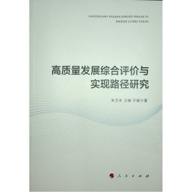 【正版书籍】高质量发展综合评价与实现路径研究